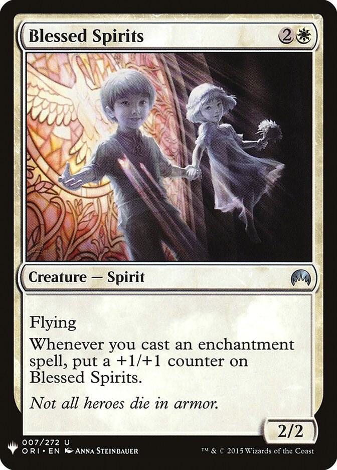 Blessed Spirits #ORI-7 — The List