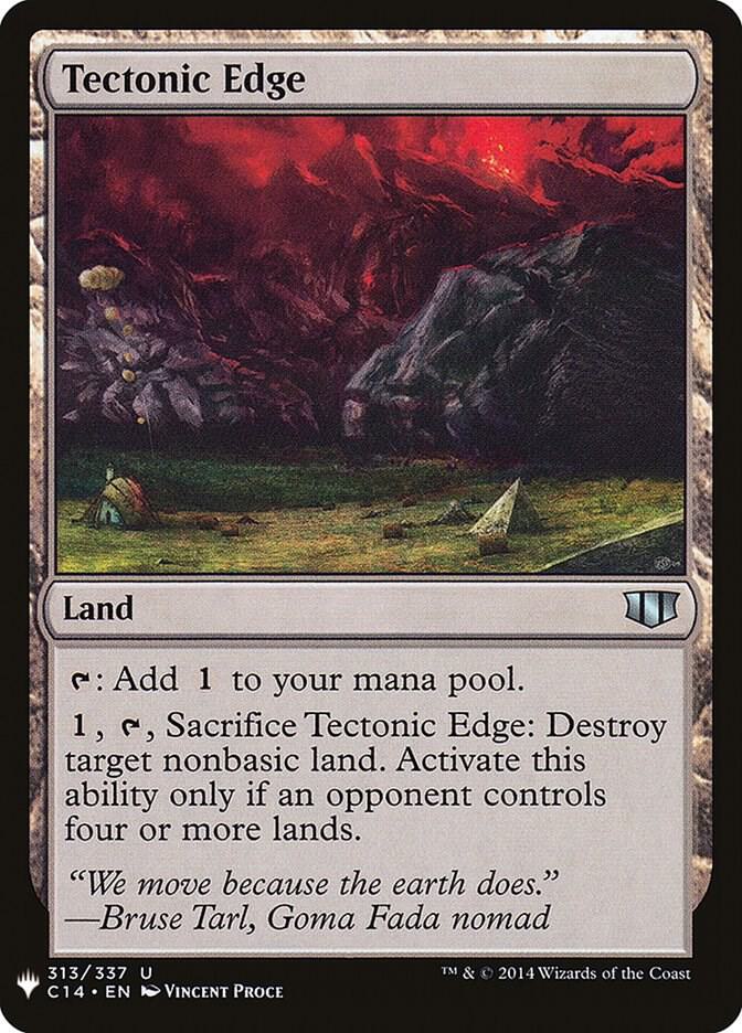 Tectonic Edge 313 card