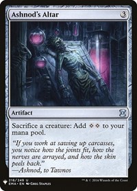 Ashnod's Altar - The List Reprints - Magic: The Gathering card