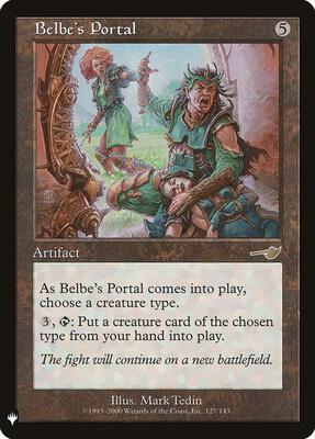 Belbe's Portal #127 – The List Reprints (Rare)