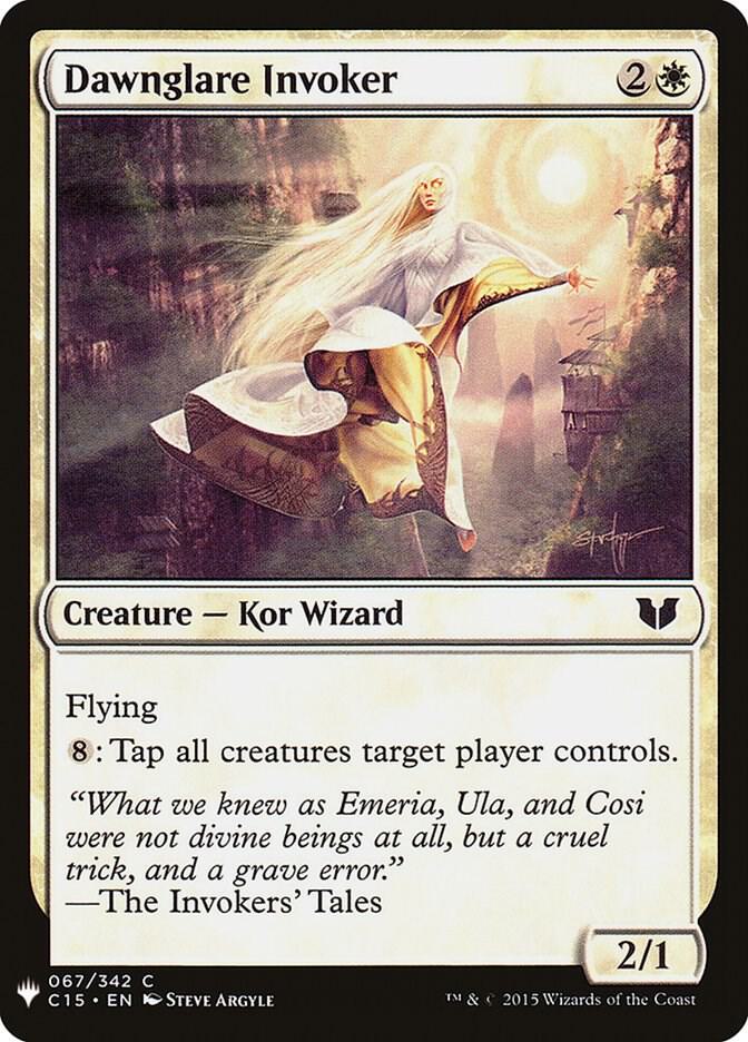 Dawnglare Invoker #C15-67 — The List