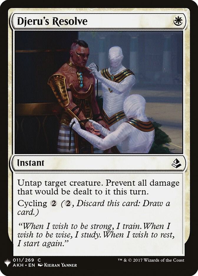 Djeru's Resolve #AKH-11 — The List