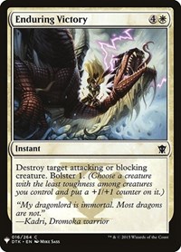 Enduring Victory - The List Reprints - Magic: The Gathering card