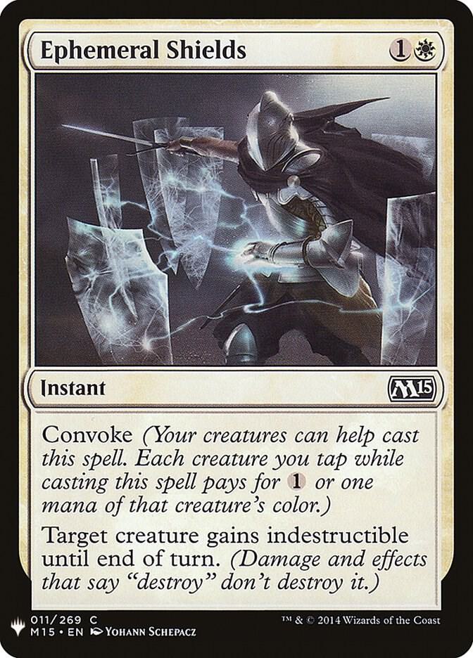 Ephemeral Shields #M15-11 — The List
