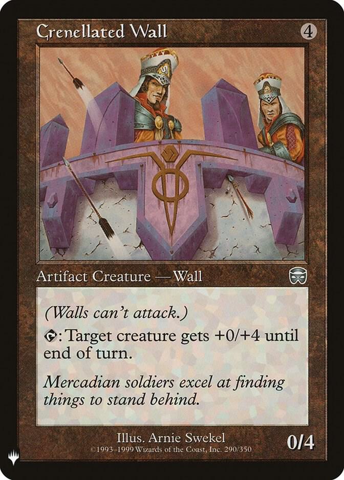 Crenellated Wall 290 card