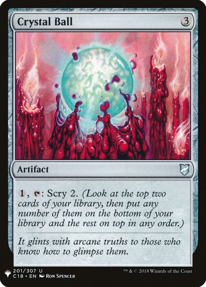 Crystal Ball #C18-201 — The List