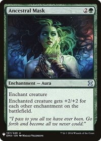 Ancestral Mask - The List Reprints - Magic: The Gathering card