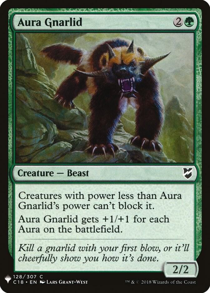 Aura Gnarlid #C18-128 — The List