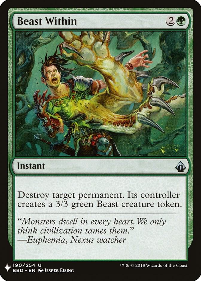 Beast Within #BBD-190 — The List