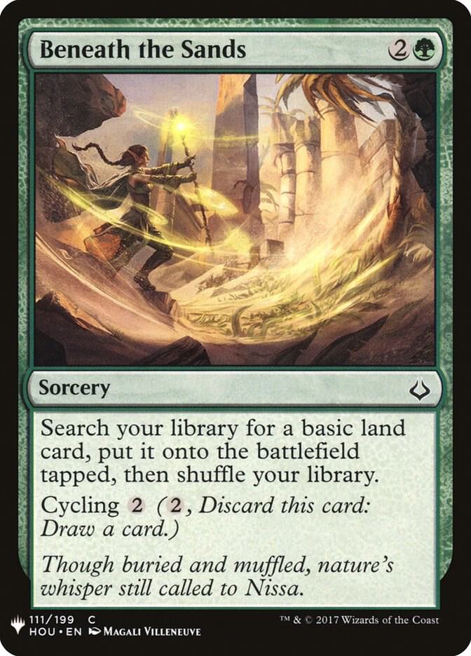 mtg search your library for a land card Beast Hunt [Planechase] main image 0