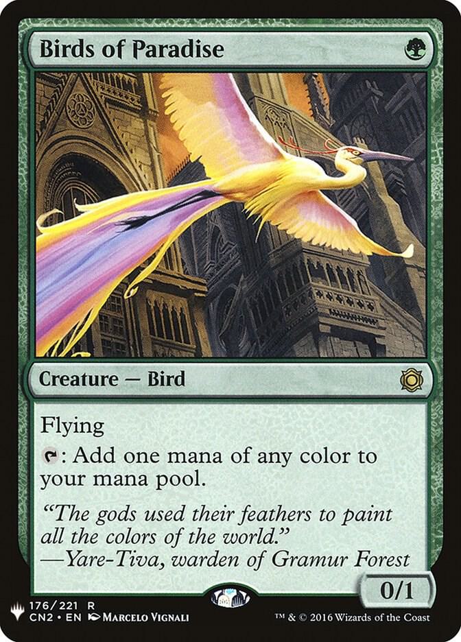 Birds of Paradise - The List Reprints - Magic: The Gathering
