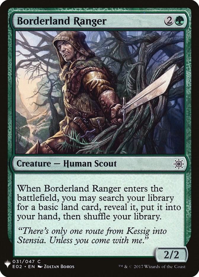 Borderland Ranger #E02-31 — The List