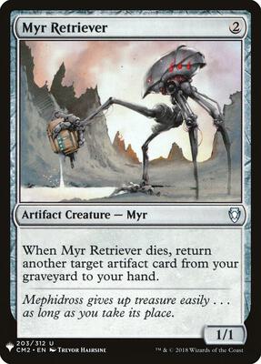 Myr Retriever #203 – The List Reprints (Uncommon)