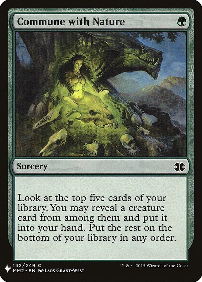 Commune with Nature #MM2-142 — The List