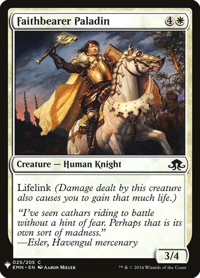 Faithbearer Paladin #EMN-25 — The List