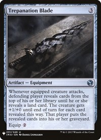Trepanation Blade (The List Reprints)