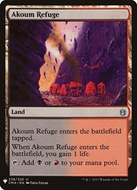 Akoum Refuge (The List Reprints)