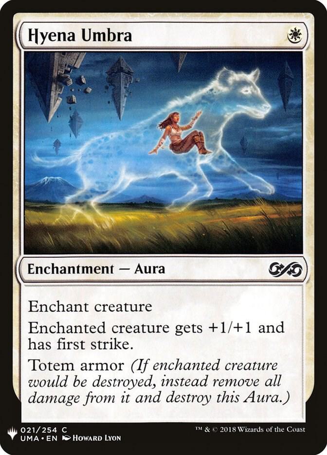 Hyena Umbra #UMA-21 — The List