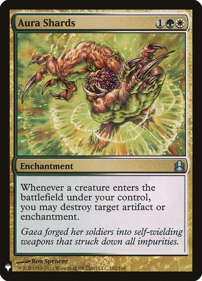 MTG オーラの破片/Aura Shards INV 英語 foil Aura Shards (CMD) - The List Reprints - Magic: The Gathering