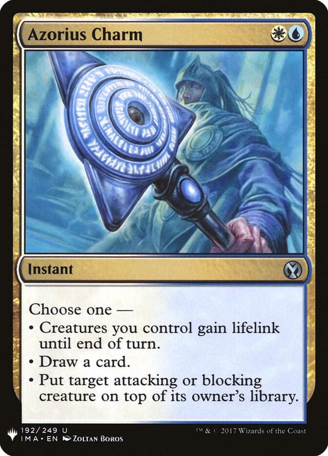 Azorius Charm #IMA-192 — The List