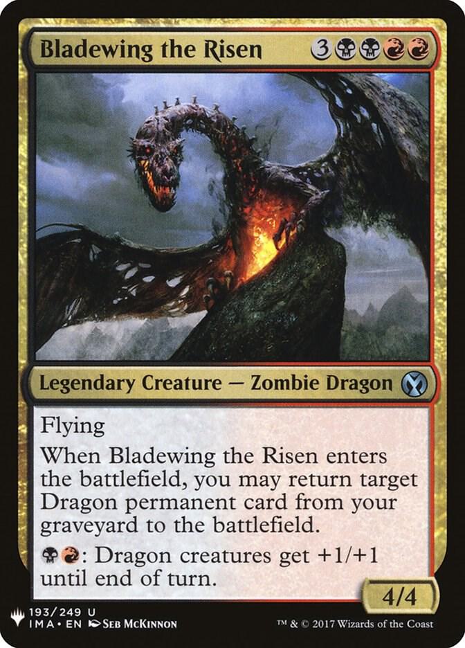 Bladewing the Risen #IMA-193 — The List