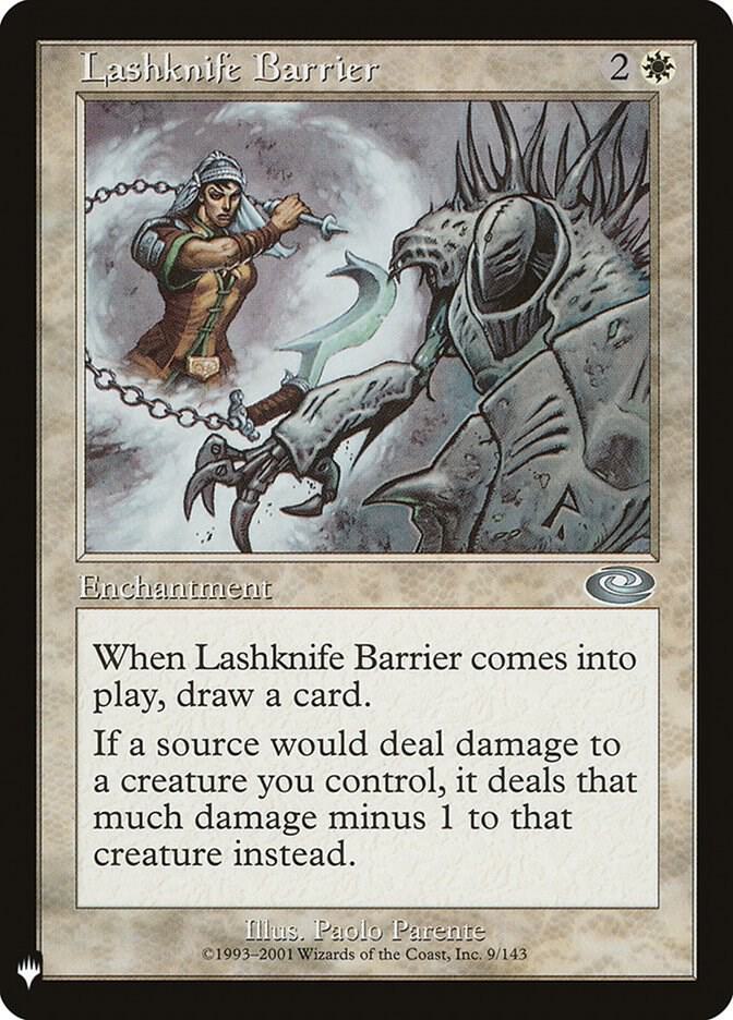 Lashknife Barrier #PLS-9 — The List