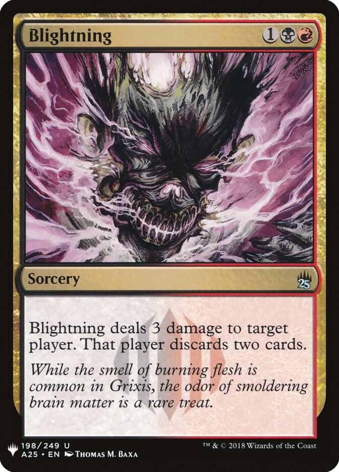 Blightning #A25-198 — The List