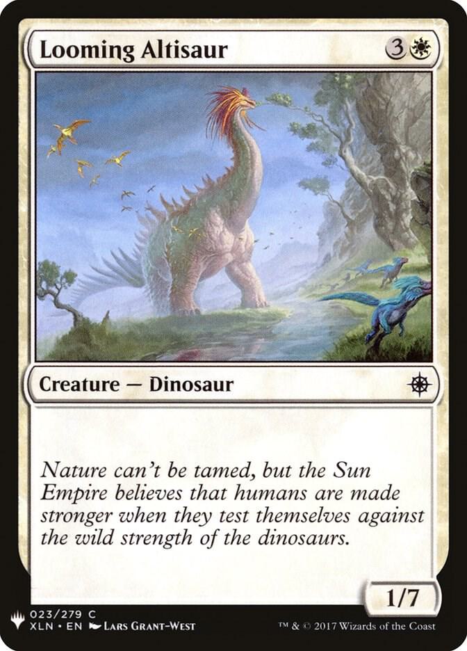 Looming Altisaur #XLN-23 — The List