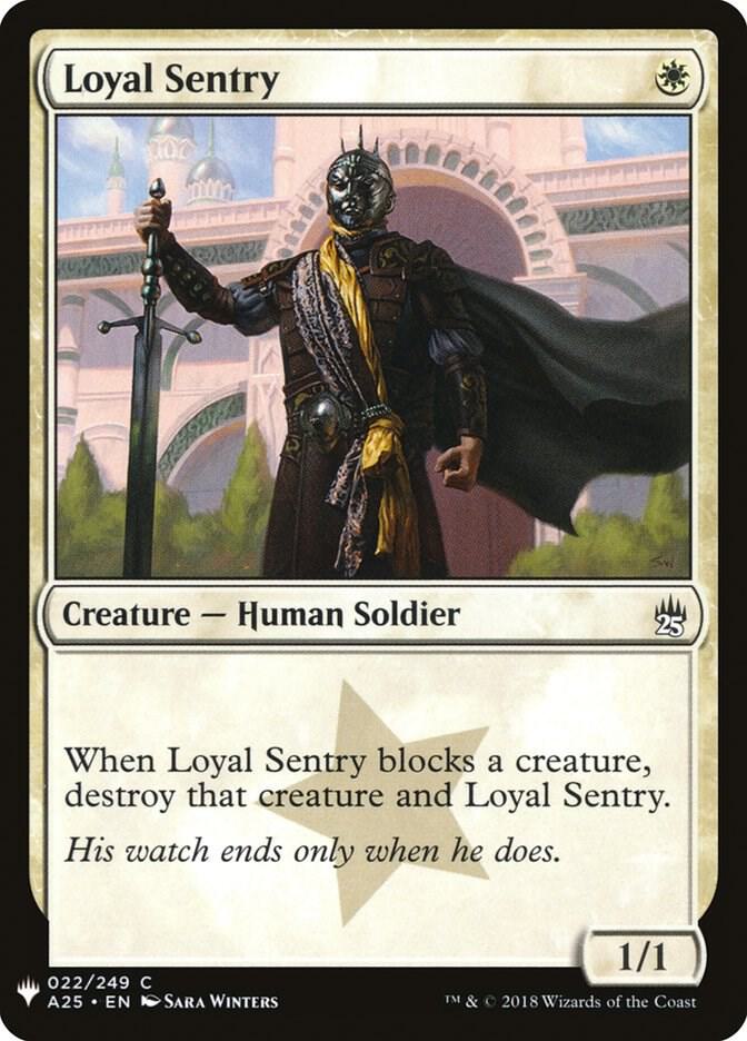 Loyal Sentry #A25-22 — The List
