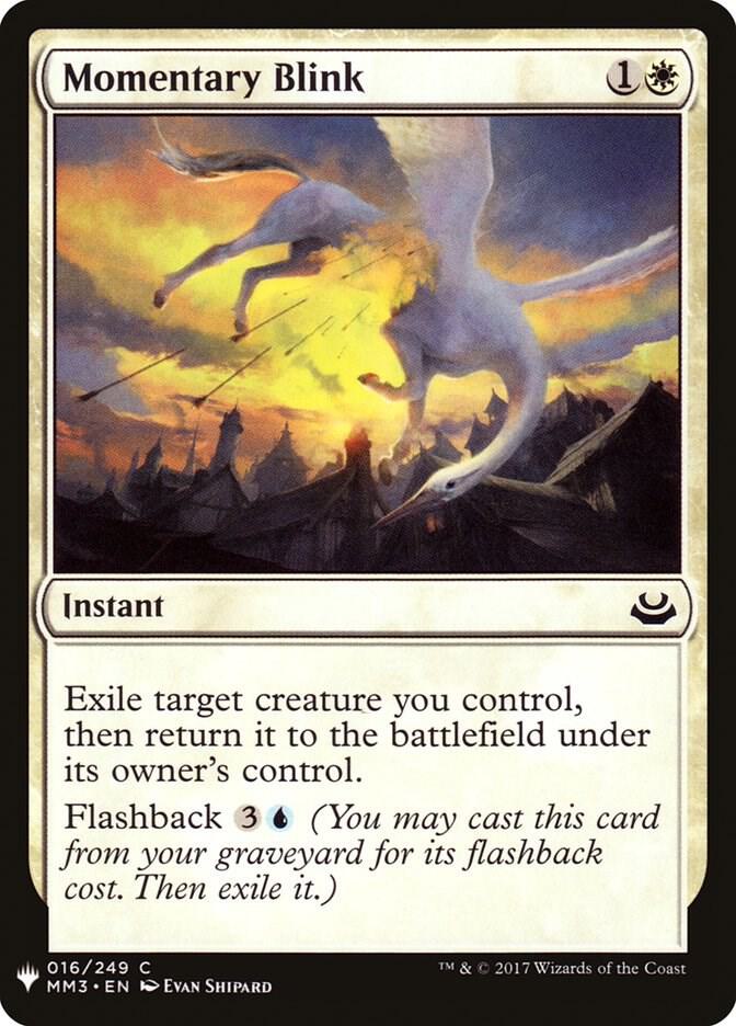 Momentary Blink #MM3-16 — The List