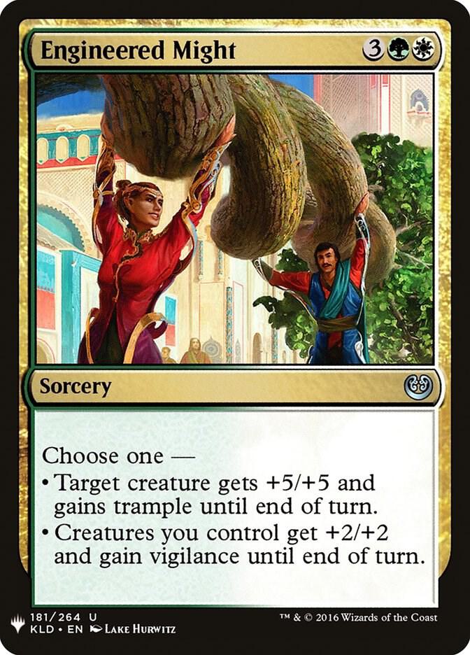 Engineered Might #KLD-181 — The List