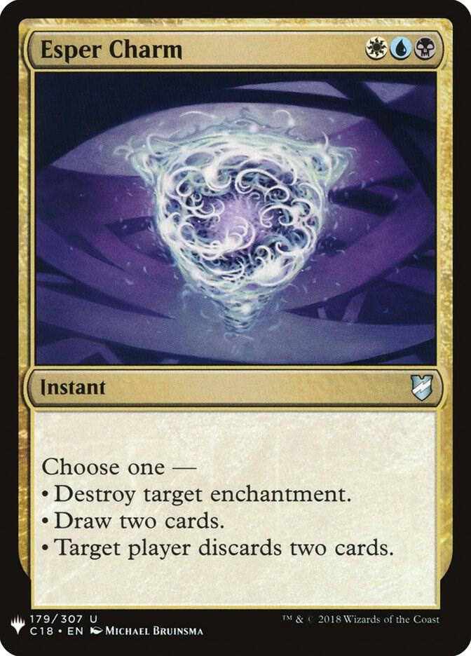 Esper Charm #C18-179 — The List