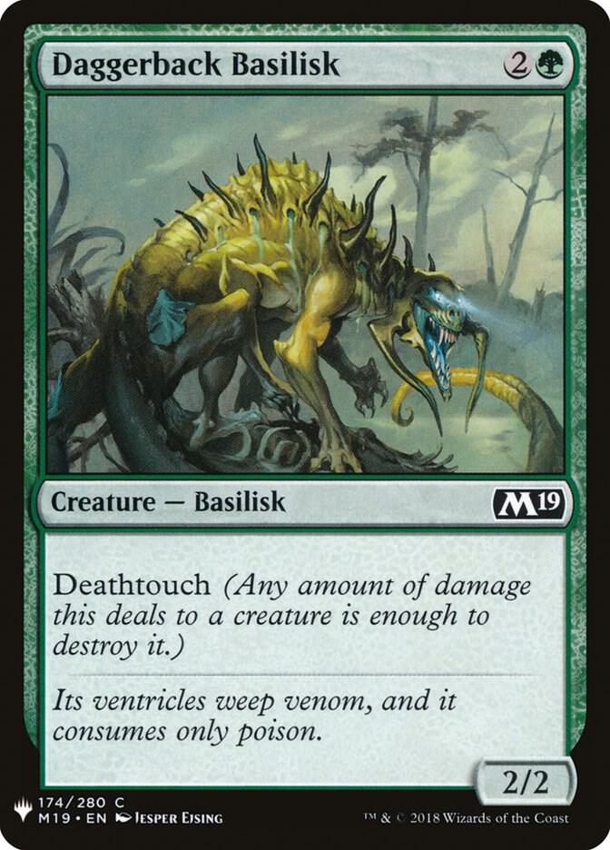 Daggerback Basilisk #M19-174 — The List
