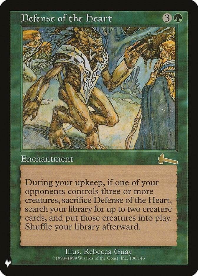 Defense of the Heart - The List Reprints - Magic: The Gathering - TCGplayer.com Defense of the Heart - The List Reprints - Magic: The Gathering - TCGplayer.com