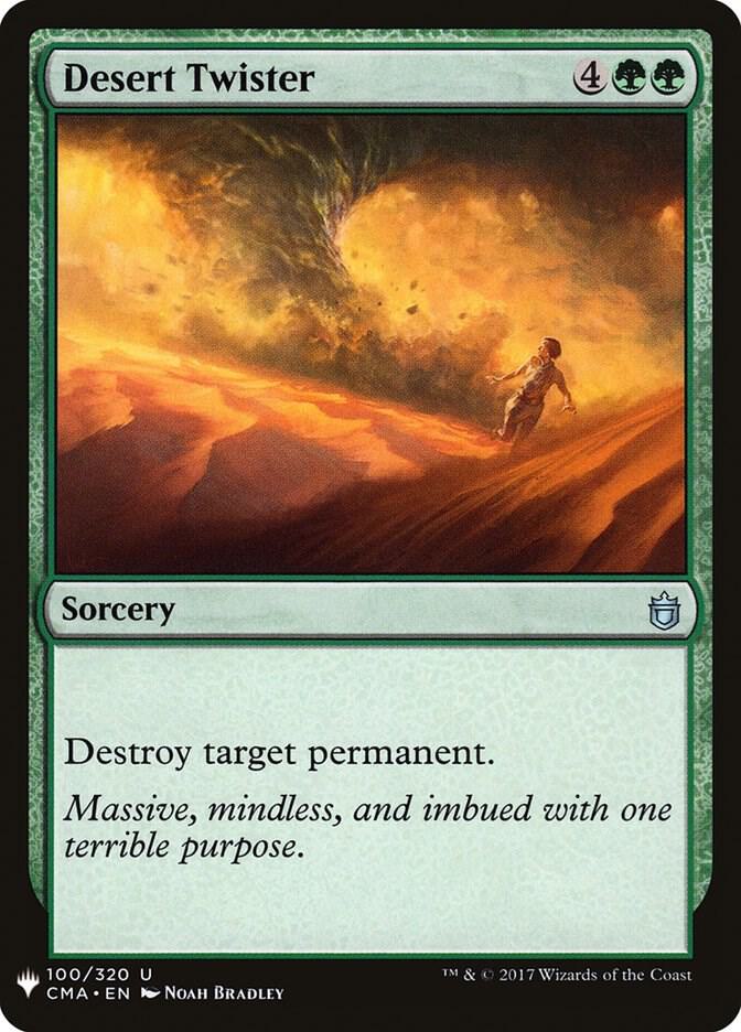 Desert Twister #CMA-100 — The List