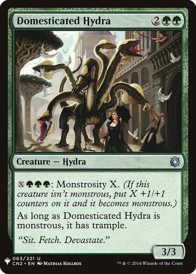 Domesticated Hydra #CN2-63 — The List