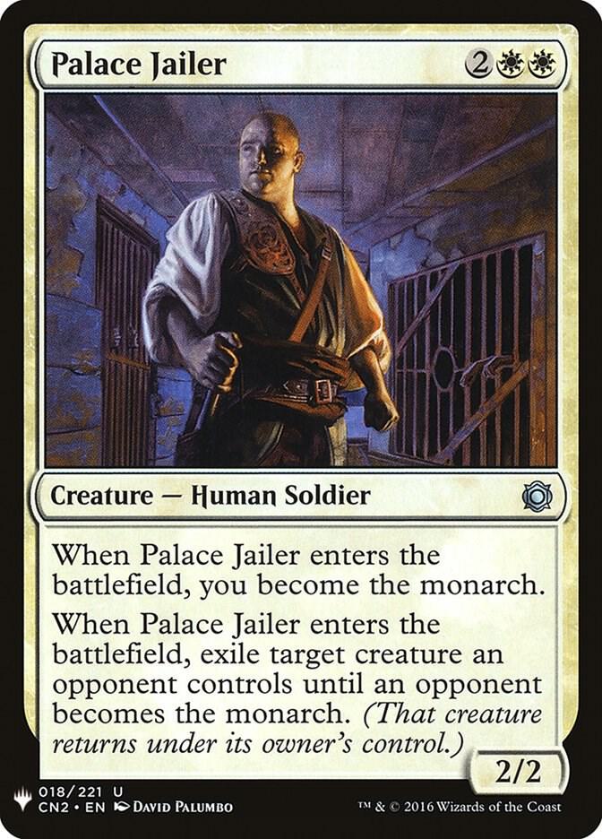 Palace Jailer #CN2-18 — The List