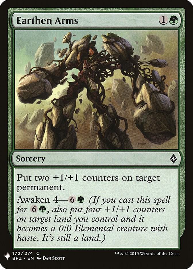 Earthen Arms #BFZ-172 — The List