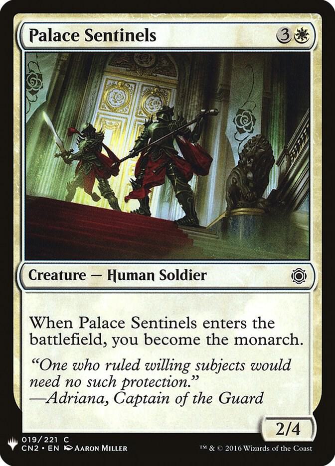 Palace Sentinels #CN2-19 — The List