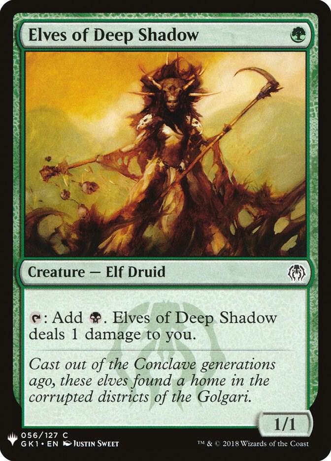 Elves of Deep Shadow #GK1-56 — The List