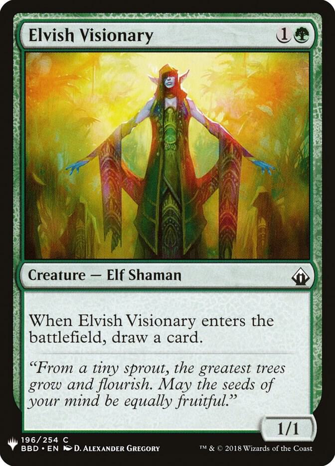 Elvish Visionary #BBD-196 — The List
