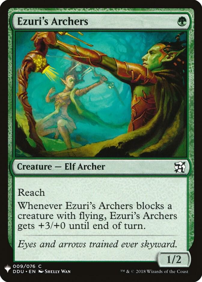Ezuri's Archers #DDU-9 — The List