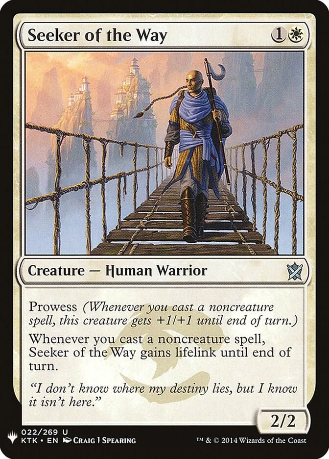 Seeker of the Way #KTK-22 — The List