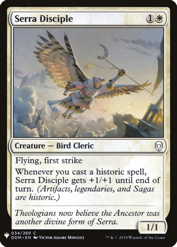 Serra Disciple #DOM-34 — The List