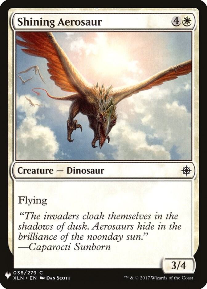 Shining Aerosaur #XLN-36 — The List
