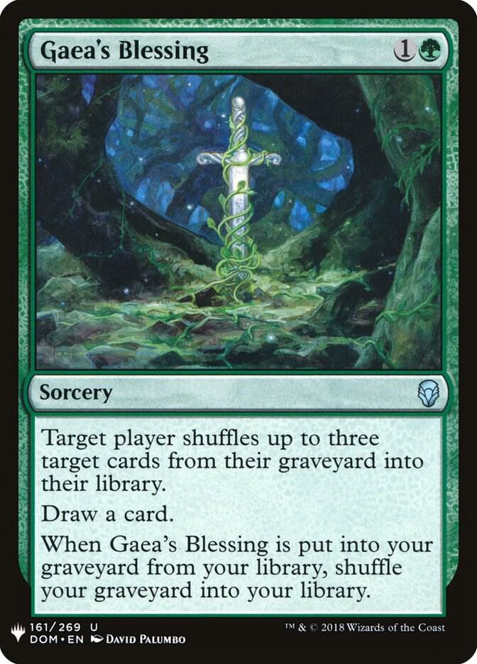 Gaea's Blessing - The List Reprints - Magic: The Gathering