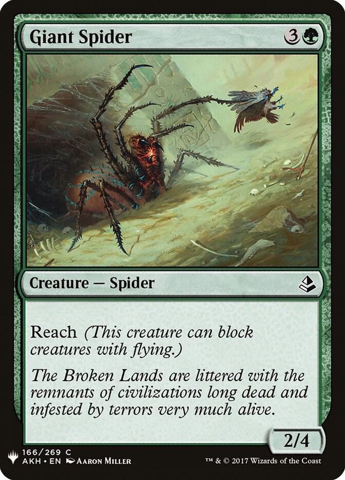 Giant Spider #AKH-166 — The List
