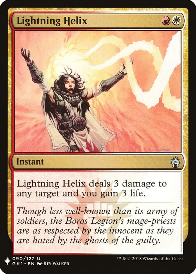 Lightning Helix #GK1-90 — The List