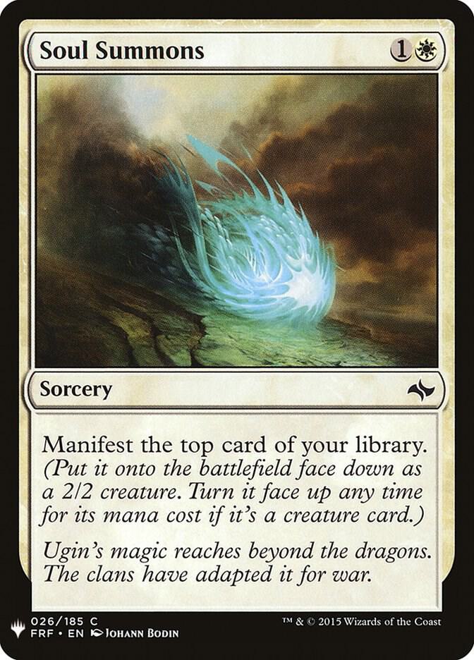 Soul Summons #FRF-26 — The List