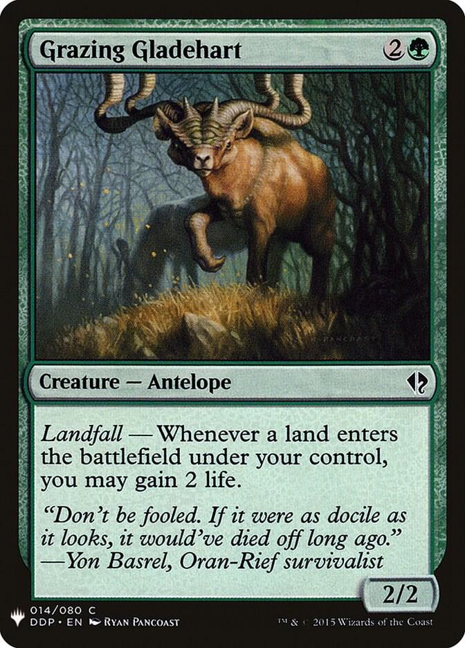Grazing Gladehart #DDP-14 — The List
